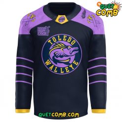 Toledo Walleye Hockey Fighting Cancer 2024 Hockey Jersey