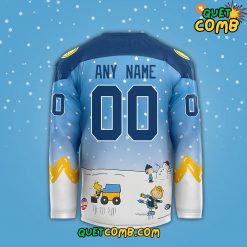 Toledo Walleye Peanuts Night 2024 Custom Name Hockey Jersey