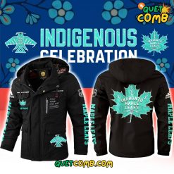 Toronto Maple Leafs 2024 Indigenous Celebration Black Windbreaker Jacket