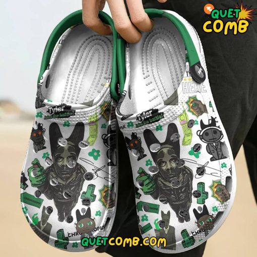 Tyler The Creator Chromakopia Green Crocs Shoes