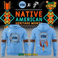 Utah Hockey Club Native American Heritage Month Blue Hoodie