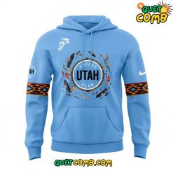 Utah Hockey Club Native American Heritage Month Blue Hoodie