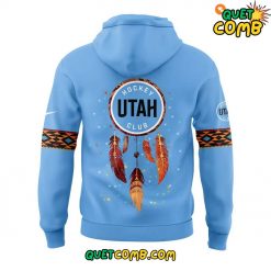 Utah Hockey Club Native American Heritage Month Blue Hoodie