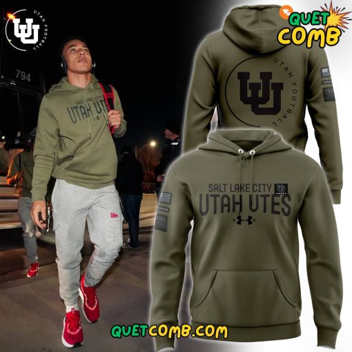 Utah Utes Salute to Service Club Fleece 2024 Limited Edition Hoodie