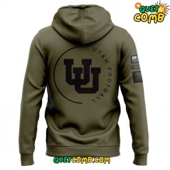 Utah Utes Salute to Service Club Fleece 2024 Limited Edition Hoodie