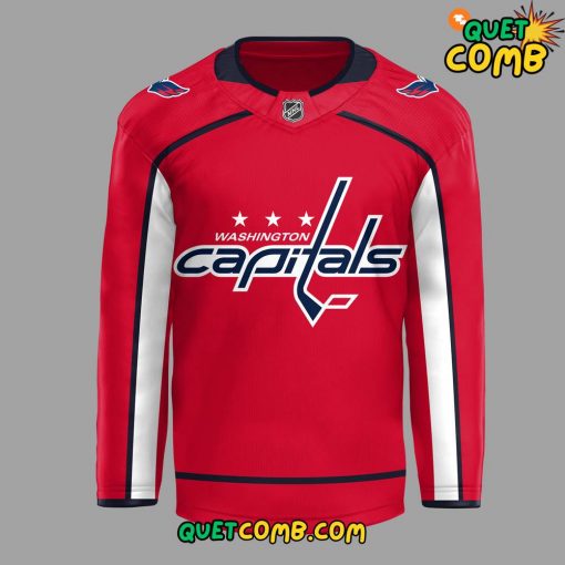 Washington Capitals 50th Anniversary Red Hockey Jersey