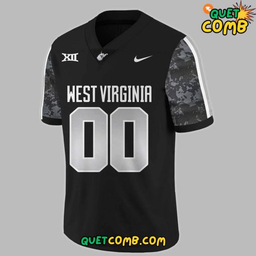 West Virginia Mountaineers 2024 Coal Rush Blackout Football Jersey