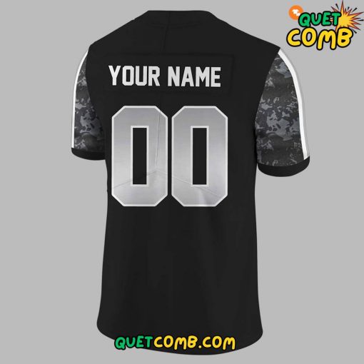 West Virginia Mountaineers 2024 Coal Rush Blackout Football Jersey