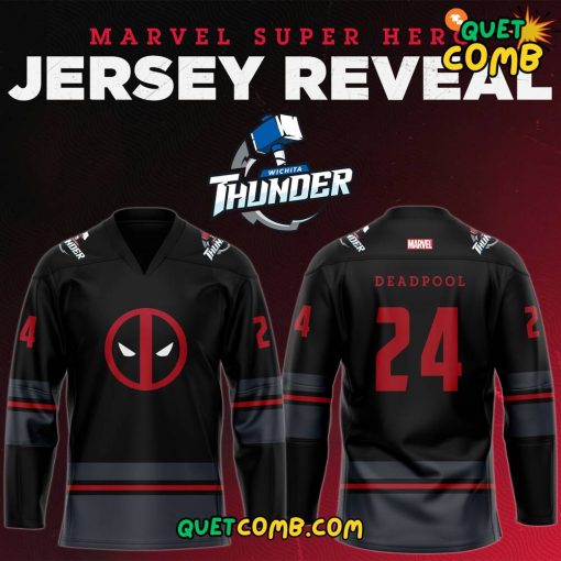 Wichita Thunder Super Hero Night 2024 Limited Edition Hockey Jersey