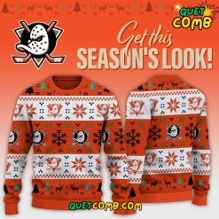 Anaheim Ducks ” Get This Season’s Look” Merry Christmas Sweater