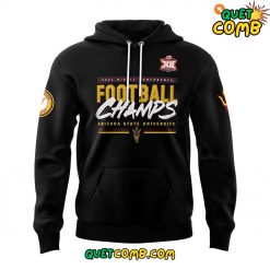 Arizona State Sun Devils x Big 12 Football Conference Champions 2024 Black Hoodie