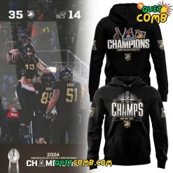 Army Black Knights x ACC Champions 2024 Limited Edition Black Hoodie