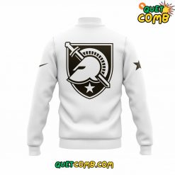 Army West Point Hockey Limited Edition White Baseball Jacket