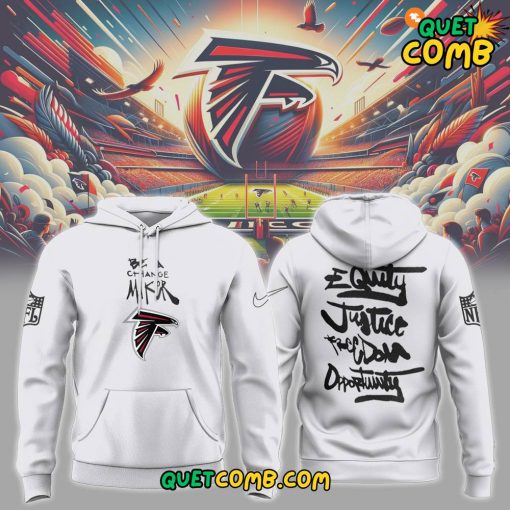 Atlanta Falcons Be A Change Maker NFL Grey Hoodie