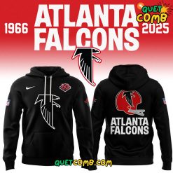 Atlanta Falcons Throwback 2025 Limited Edition Black Hoodie