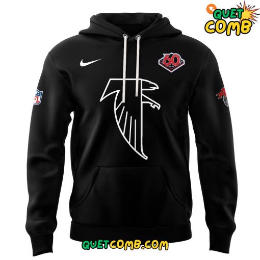 Atlanta Falcons Throwback 2025 Limited Edition Black Hoodie