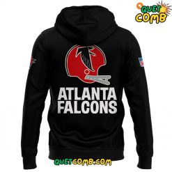 Atlanta Falcons Throwback 2025 Limited Edition Black Hoodie