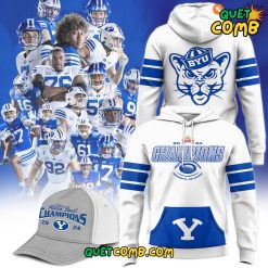 BYU Cougars Alamo Bowl Champions Limited Edition White Hoodie