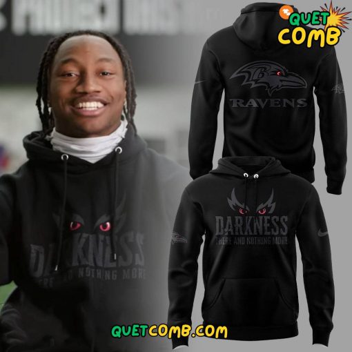 Baltimore Ravens Darkness Mode  Limited Edition Black Hoodie