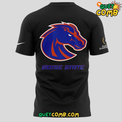 Boise State Broncos College Football Playoff 2024 Black T-shirt