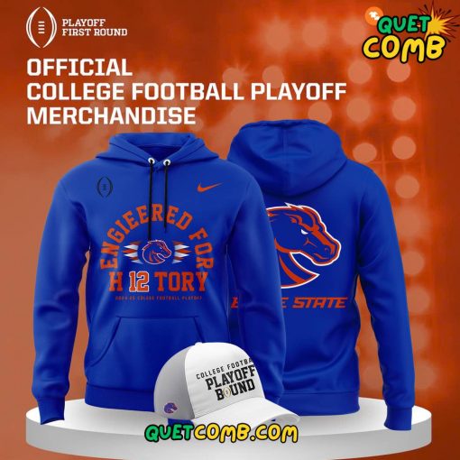 Boise State Broncos College Football Playoff 2024 Blue Hoodie