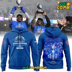 Boise State Broncos x Mountain West Conference Championship 2024 Blue Hoodie