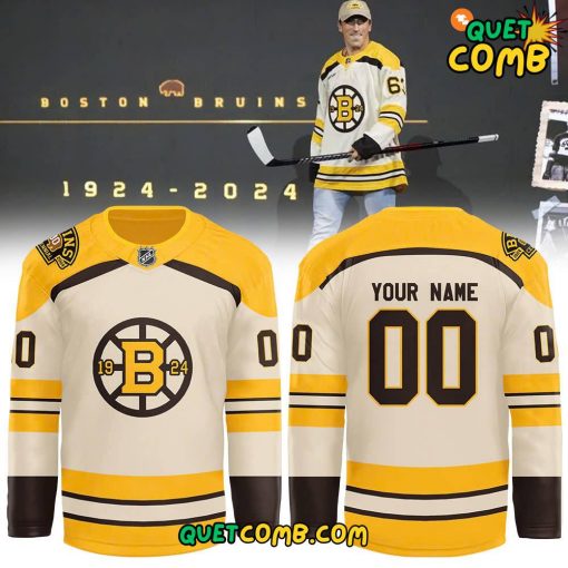 Boston Bruins Fanatics 100th Anniversary 2024 Limited Edition Custom Jersey