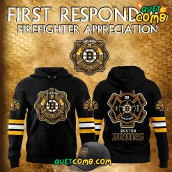 Boston Bruins “Firefighter Appreciation Night” 2024 Limited Edition Hoodie