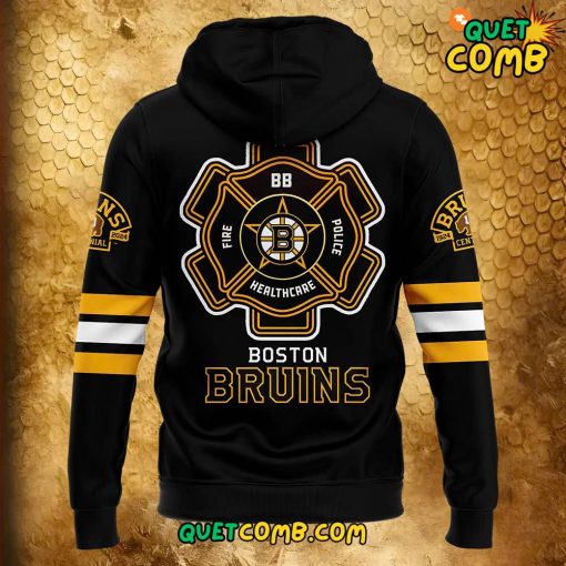 Boston Bruins “Firefighter Appreciation Night” 2024 Limited Edition Hoodie