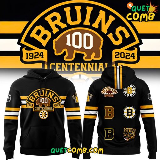 Boston Bruins x 100th Birthday Throwback 2024 Limited Edition Hoodie