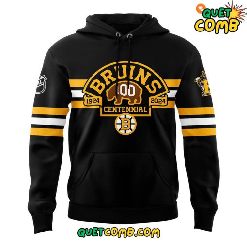 Boston Bruins x 100th Birthday Throwback 2024 Limited Edition Hoodie