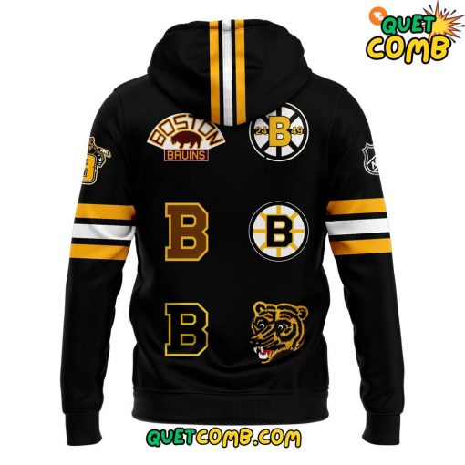 Boston Bruins x 100th Birthday Throwback 2024 Limited Edition Hoodie