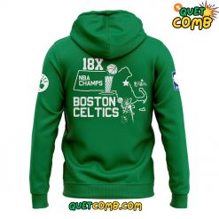 Boston Celtics 18X Champions 2024 Limited Edition Green Hoodie