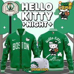 Boston Celtics x Hello Kitty Night 2024 Bomber Jacket