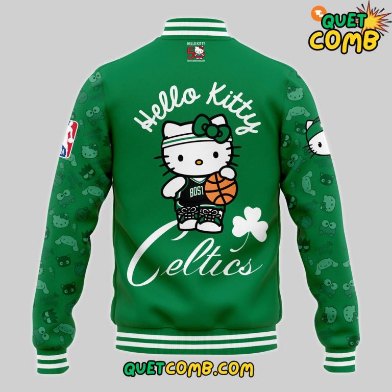 Boston Celtics x Hello Kitty Night 2024 Bomber Jacket