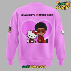 Bruno Mars x Hello Kitty 2024 Limited Edition Pink Sweatshirt