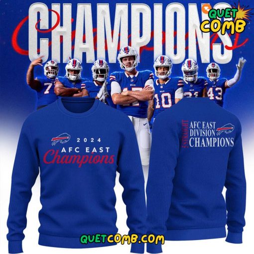 Buffalo Bills “AFC East Division Champions” 2024 Limited Edition Sweater