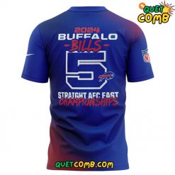 Buffalo Bills “AFC East Division Champions” 2024 Limited Edition Tee