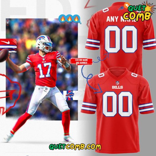 Buffalo Bills NFL Limited Edition 2024 Red Football Jersey