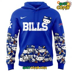 Buffalo Bills x Hello Kitty Night Limited Edition Blue Hoodie