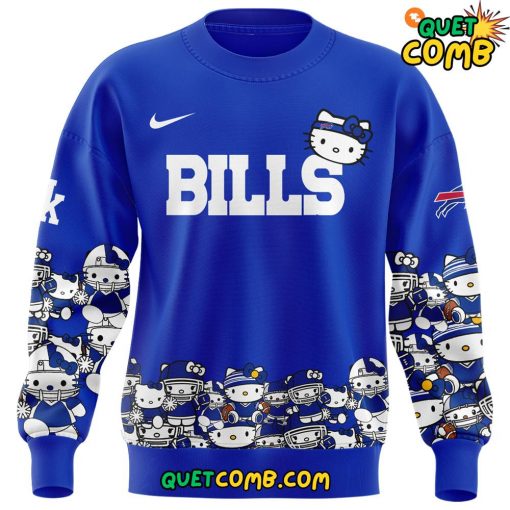 Buffalo Bills x Hello Kitty Night Limited Edition Blue Sweatshirt