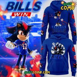 Buffalo Bills x Shadow Sonic the Hedgehog Limited Edition Blue Hoodie