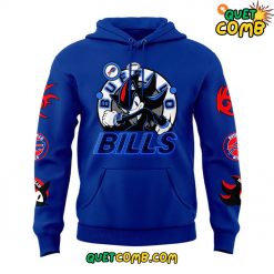 Buffalo Bills x Shadow Sonic the Hedgehog Limited Edition Blue Hoodie