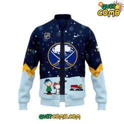 Buffalo Sabres x Peanuts Snoopy Christmas 2024 Bomber Jacket