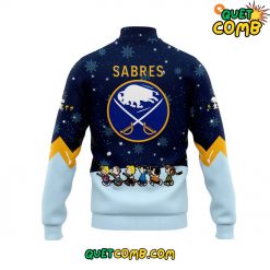 Buffalo Sabres x Peanuts Snoopy Christmas 2024 Baseball Jacket