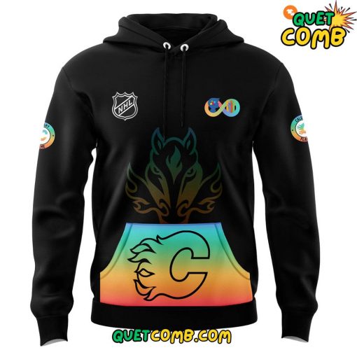 Calgary Flames Health on Autism Awareness Month 2024 Hoodie