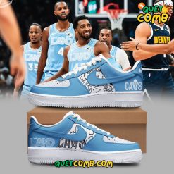 Cleveland Cavaliers Limited Edition 2024 Gallery Blue Air Force 1 Sneakers