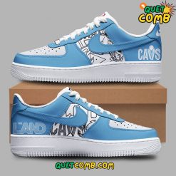 Cleveland Cavaliers Limited Edition 2024 Gallery Blue Air Force 1 Sneakers