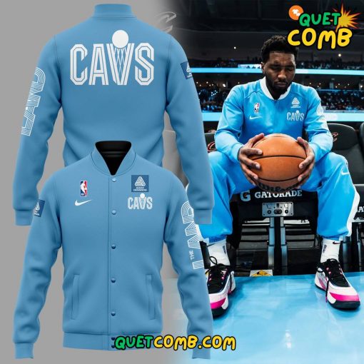 Cleveland Cavaliers Limited Edition 2024 Gallery Blue Bomber Jacket