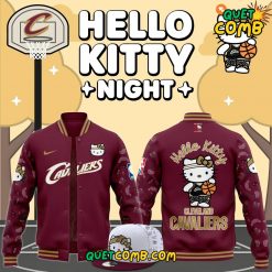 Cleveland Cavaliers x Hello Kitty Night 2024 Bomber Jacket